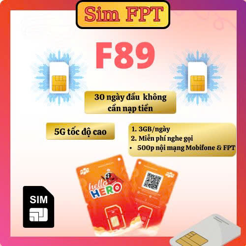 sim data FPT gói 89k/tháng