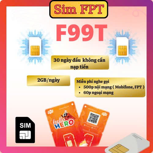 sim data FPT gói 99k/tháng nâng cao